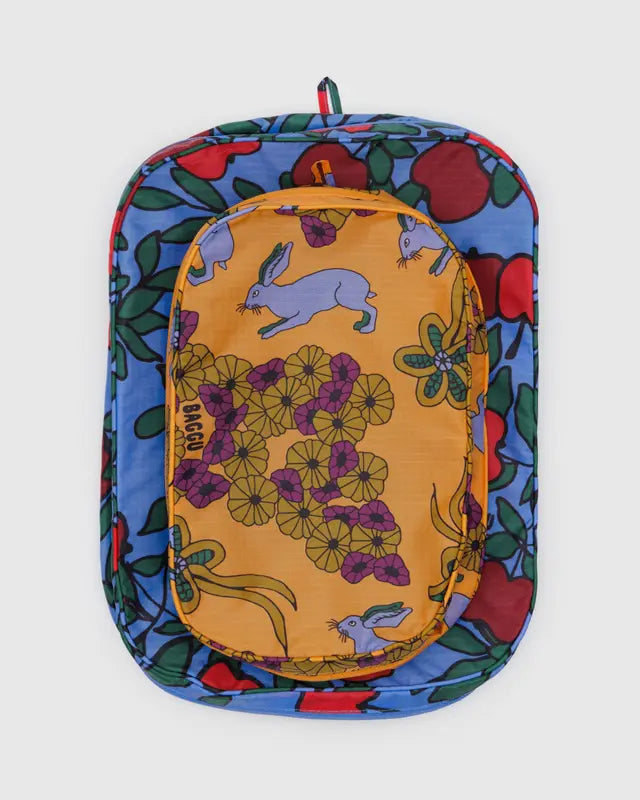 Baggu Packing Cube Set - Night Orchard