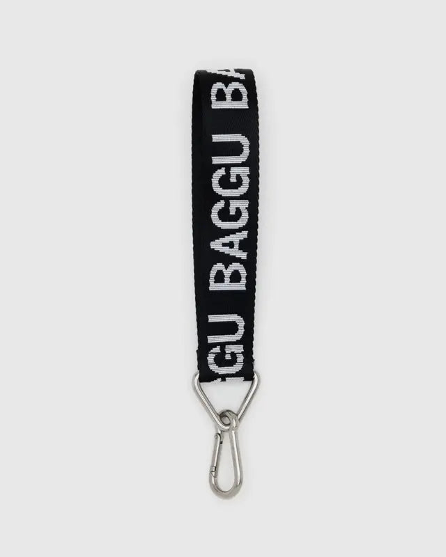 Baggu Logo Keychain - Black and White