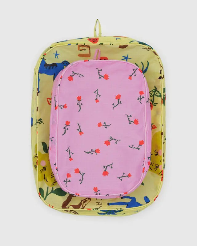 Baggu Packing Cube Set - Painted Prairie