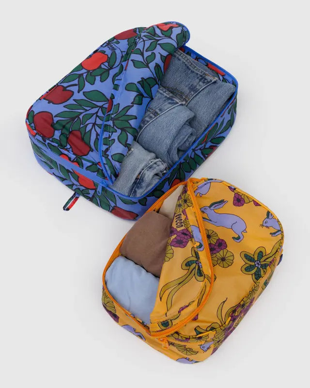 Baggu Packing Cube Set - Night Orchard
