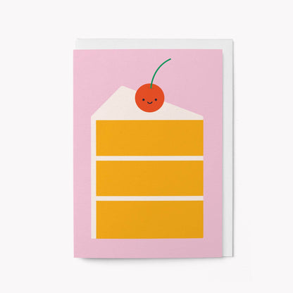 Cherry on top - Birthday card: Standard cello