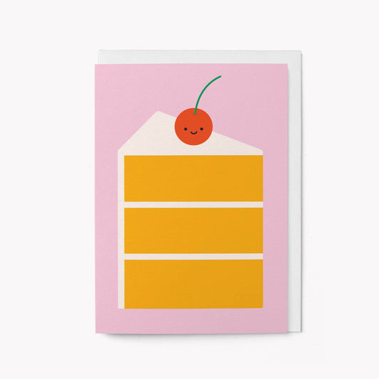 Cherry on top - Birthday card: Standard cello