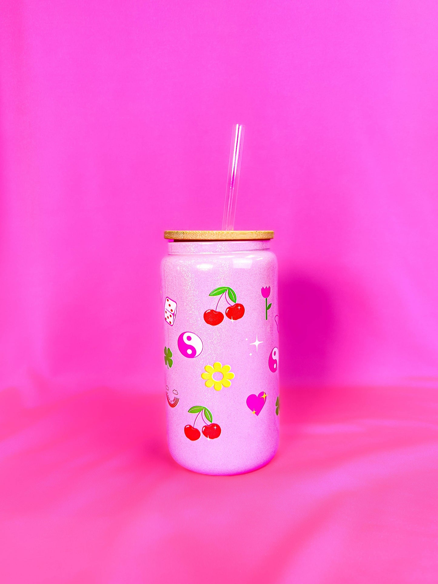 Lucky Charm Can Glass