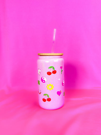 Lucky Charm Can Glass