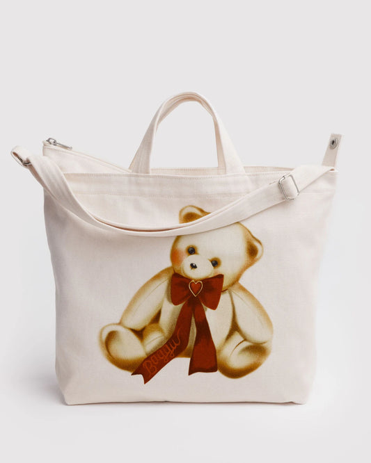 Horizontal Zip Duck Bag - Teddy Bears