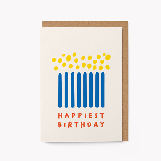 Happiest Birthday - Greeting Card: Standard cello