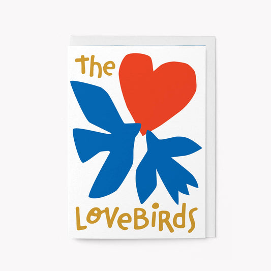 The Lovebirds - Greeting Card: Standard cello