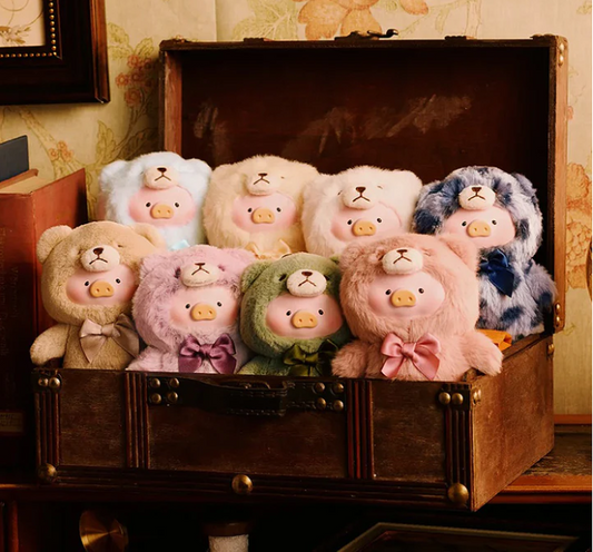 Lulu The Piggy Vintage Teddy Shop Vinyl Face Plush Pendant Blind Box