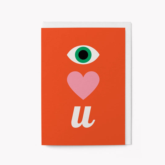 I love you - Greeting Card: Standard cello