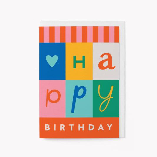 Happy Birthday - Greeting card: Standard cello