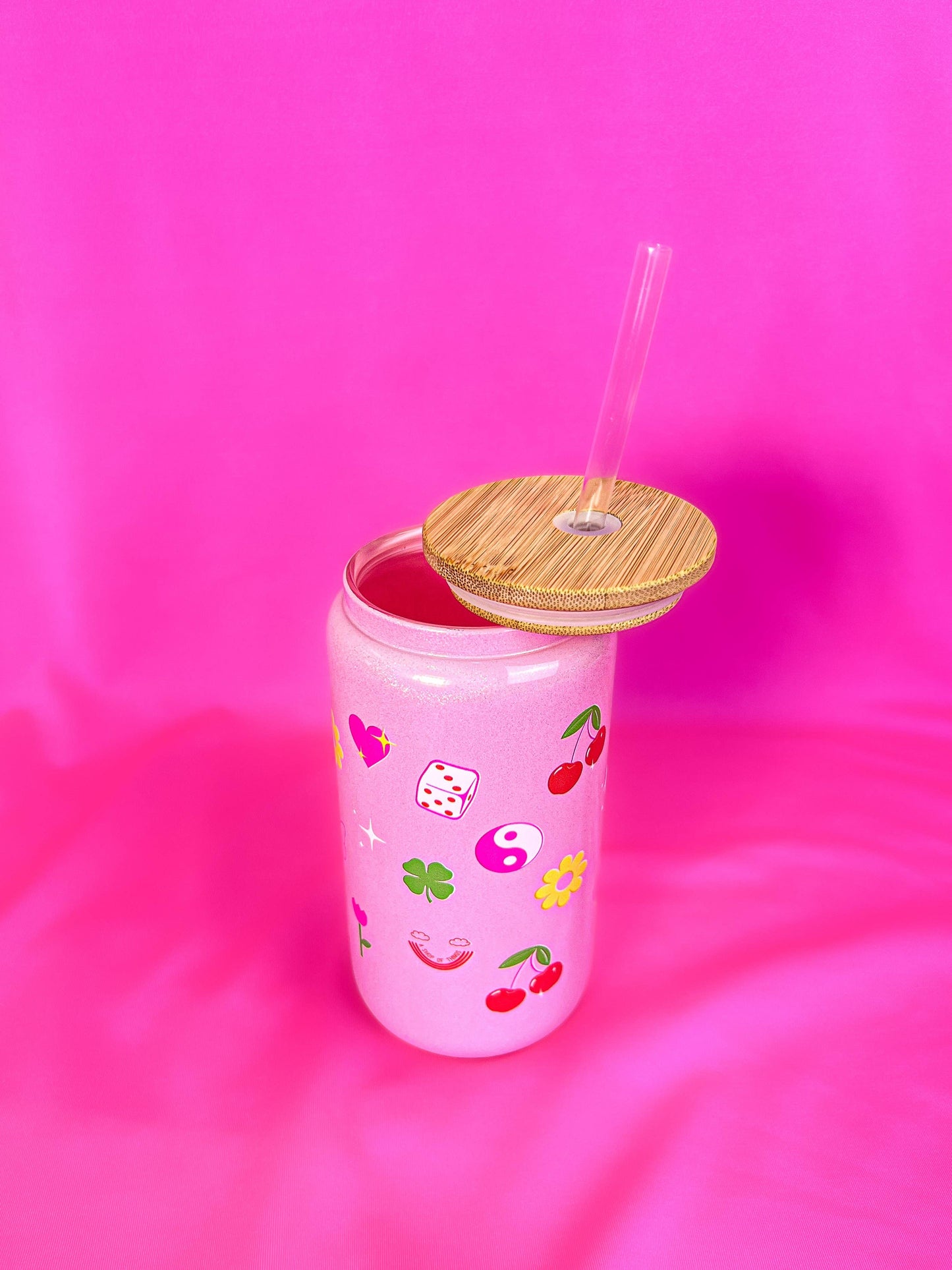 Lucky Charm Can Glass