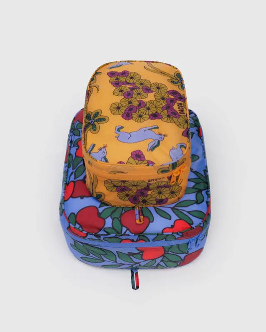 Baggu Packing Cube Set - Night Orchard